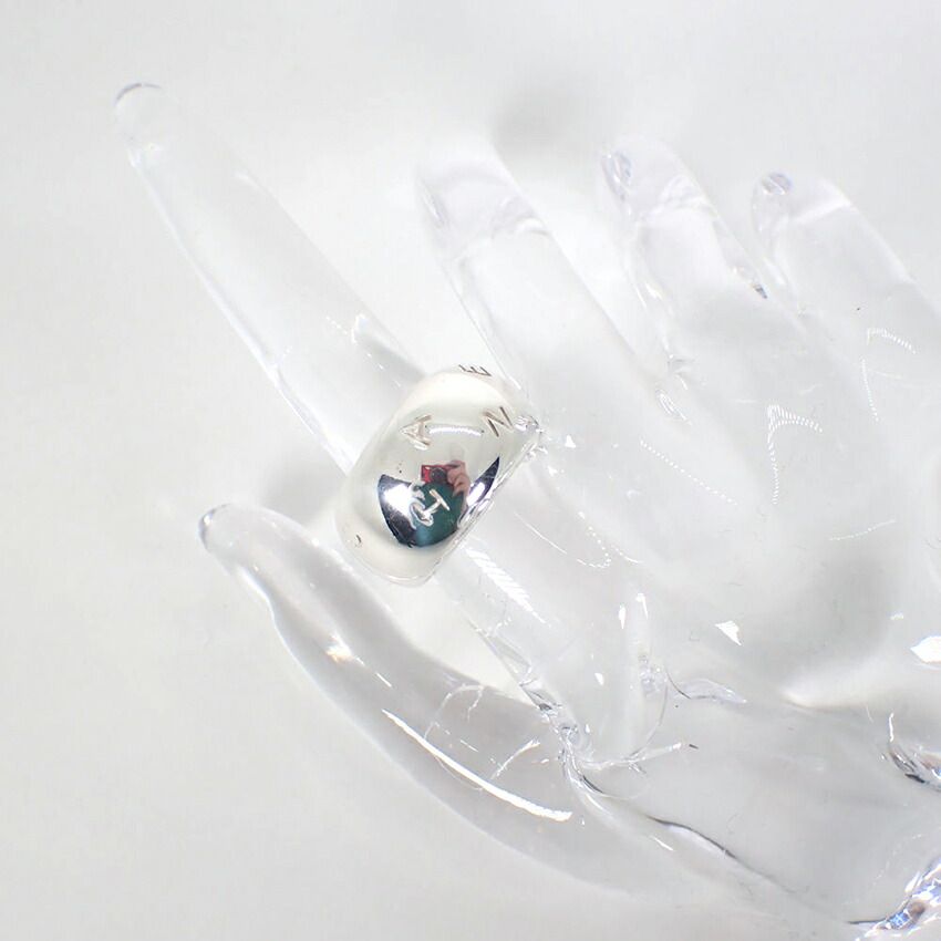 Chanel 925 Logo Wide Ring — view 5