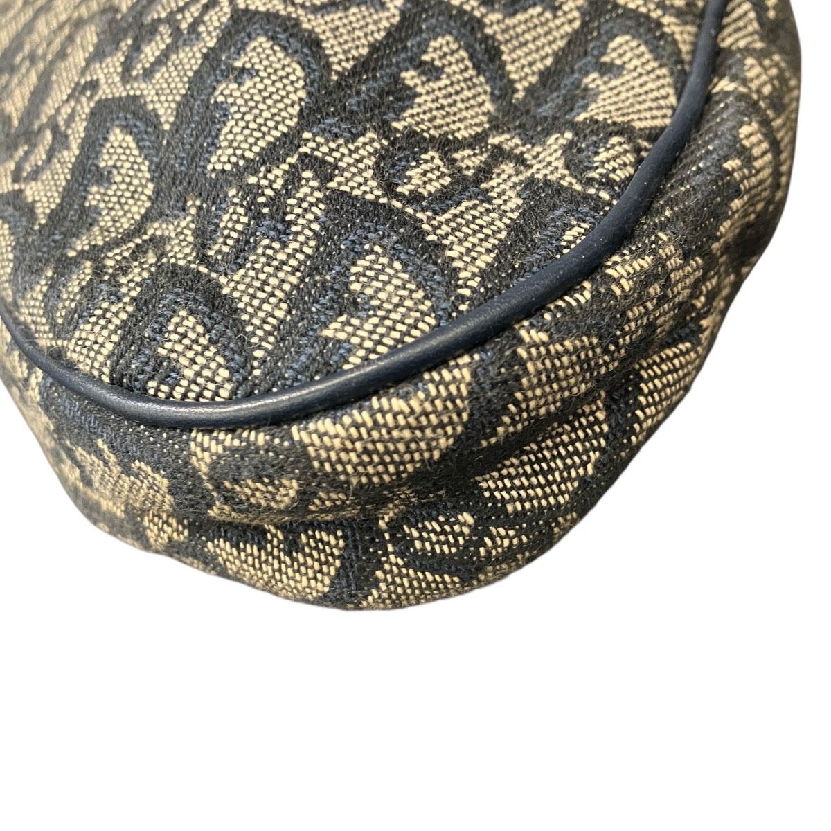 Dior Saddle Bag Trotter Cotton Leather — view 7