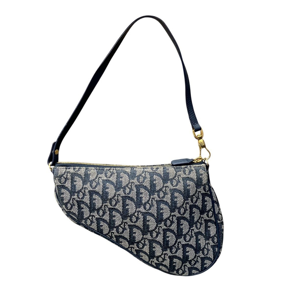 Dior Saddle Bag Trotter Cotton Leather — view 2