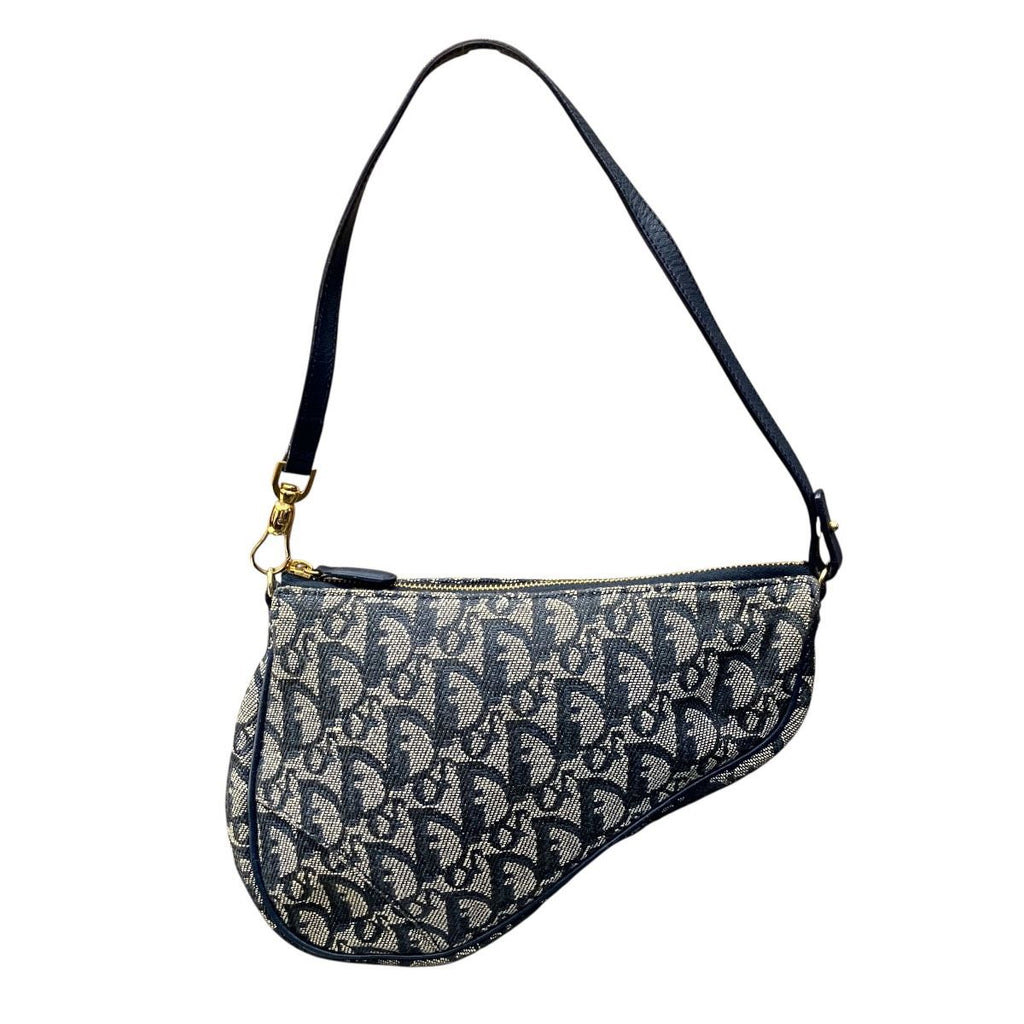 Dior Saddle Bag Trotter Cotton Leather