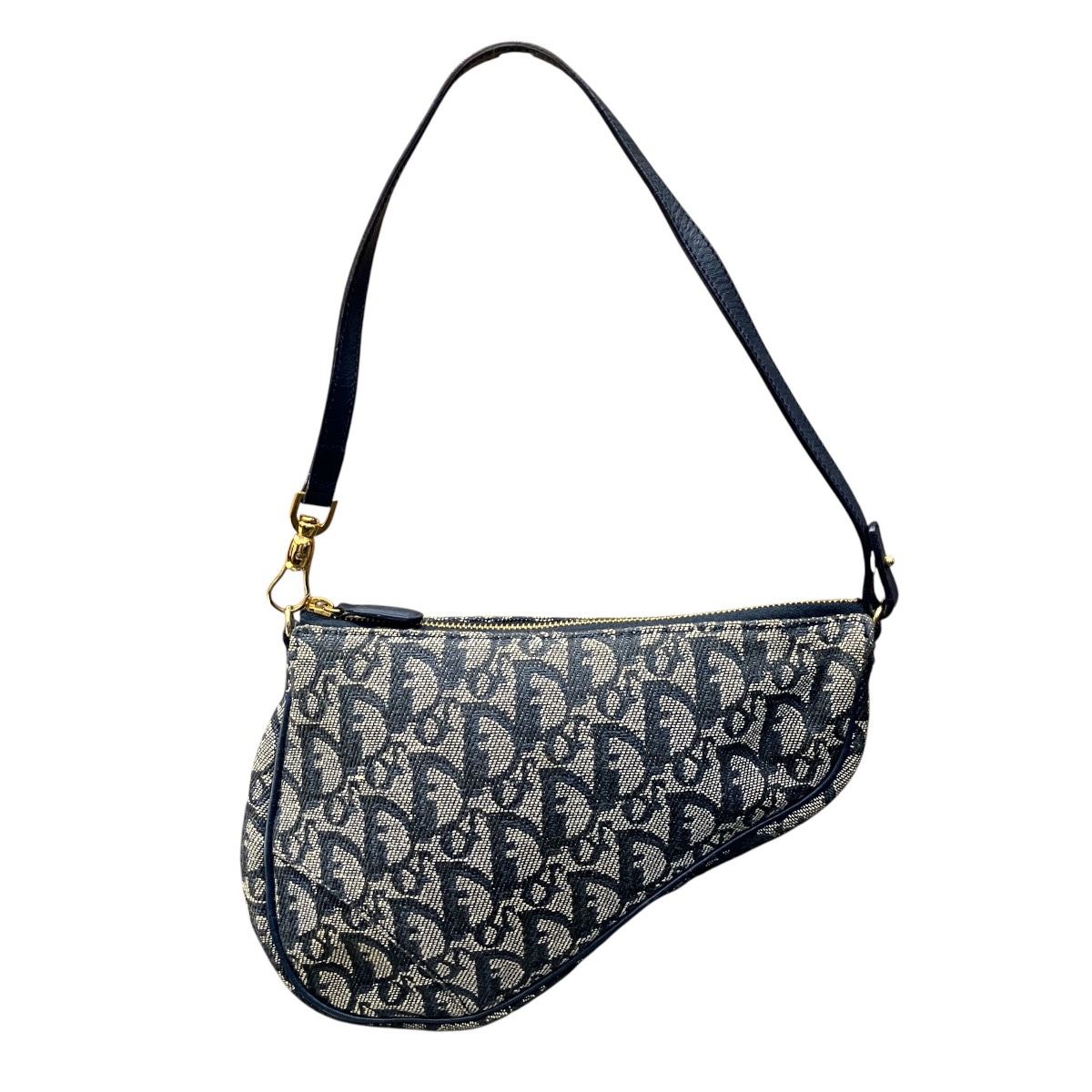 Dior Saddle Bag Trotter Cotton Leather
