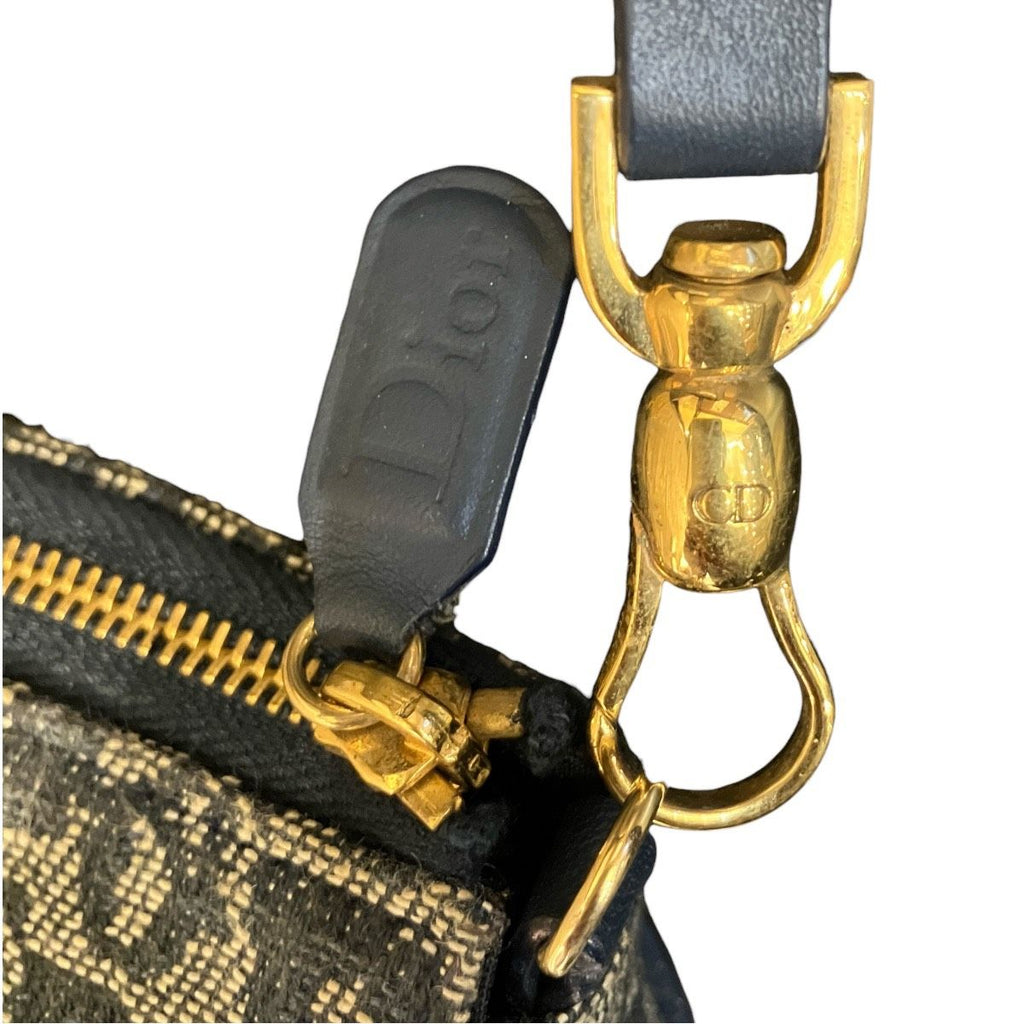 Dior Saddle Bag Trotter Cotton Leather — view 8