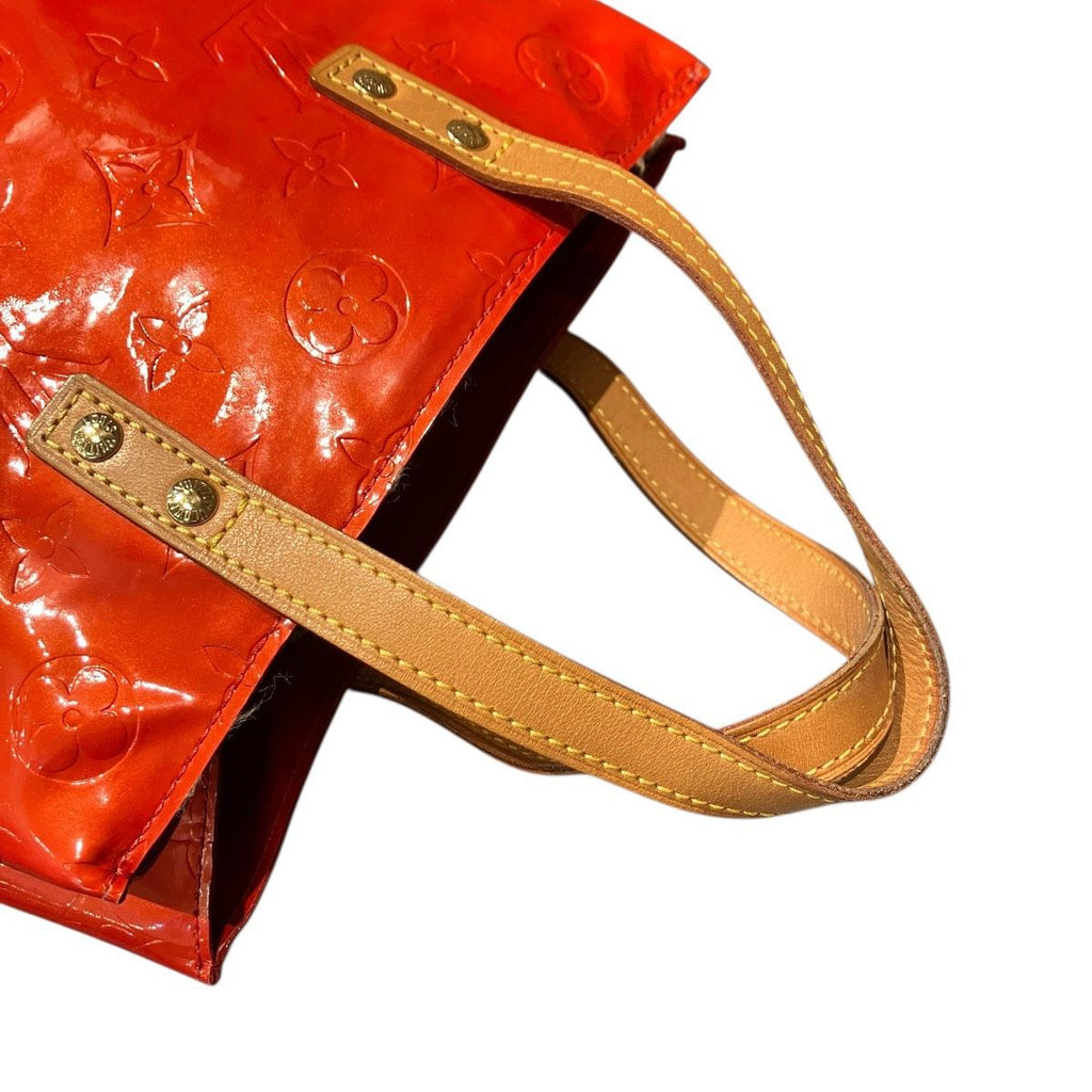 Louis Vuitton Monogram Vernis Reed PM Handbag Enamel Leather — view 9