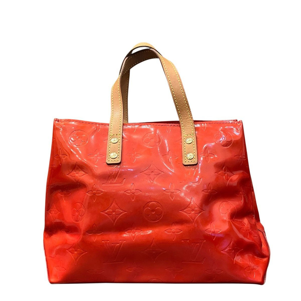 Louis Vuitton Monogram Vernis Reed PM Handbag Enamel Leather — view 2