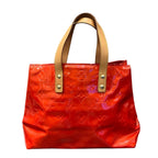 Louis Vuitton Monogram Vernis Reed PM Handbag Enamel Leather