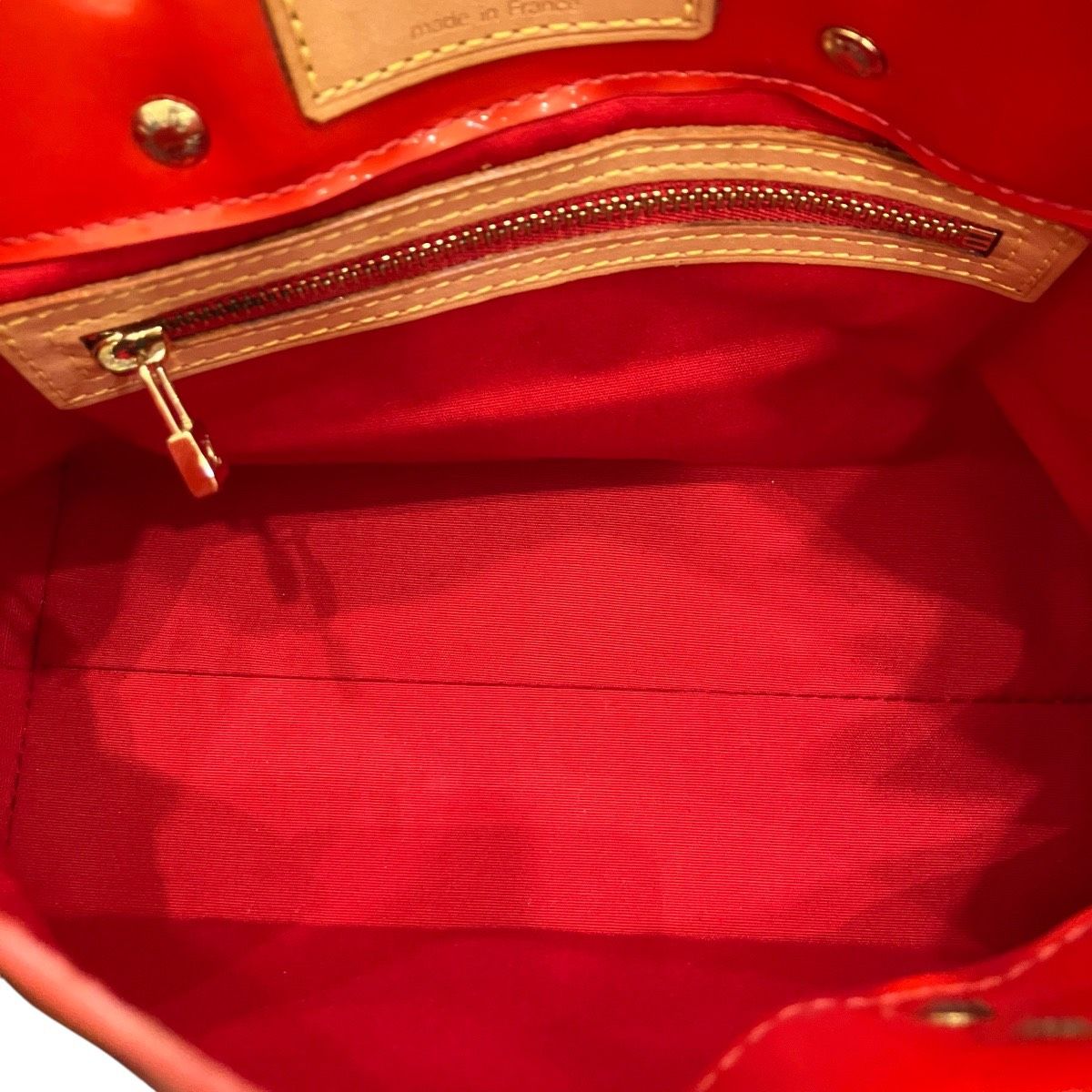 Louis Vuitton Monogram Vernis Reed PM Handbag Enamel Leather — view 6