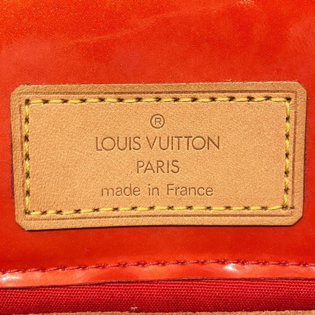 Louis Vuitton Monogram Vernis Reed PM Handbag Enamel Leather — view 4