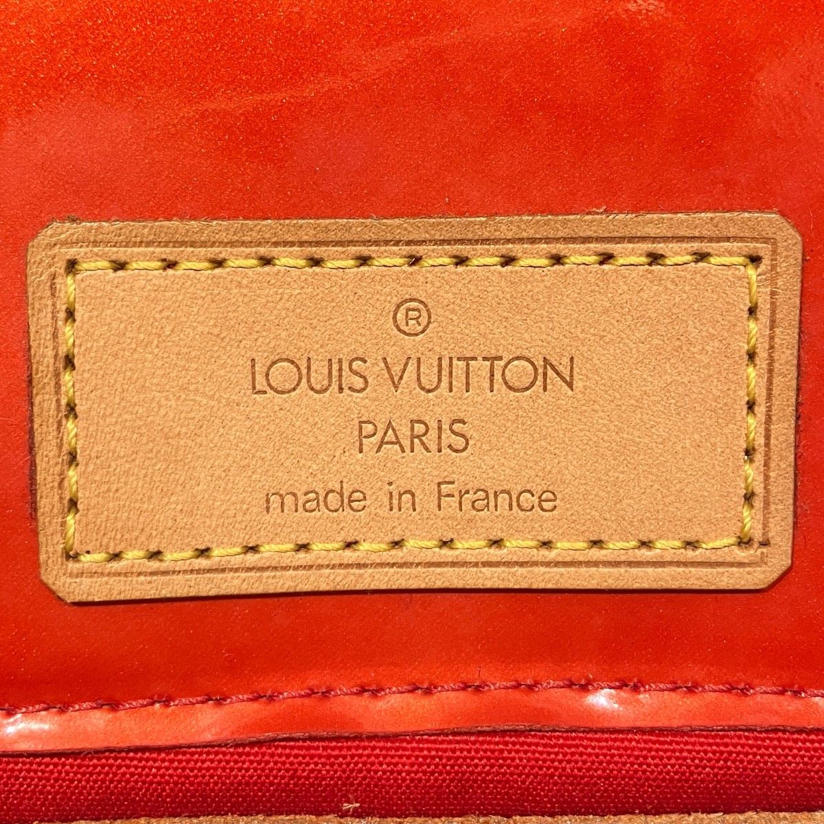 Louis Vuitton Monogram Vernis Reed PM Handbag Enamel Leather — view 4