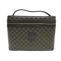 Celine Macadam Pattern Vanity Bag Leather