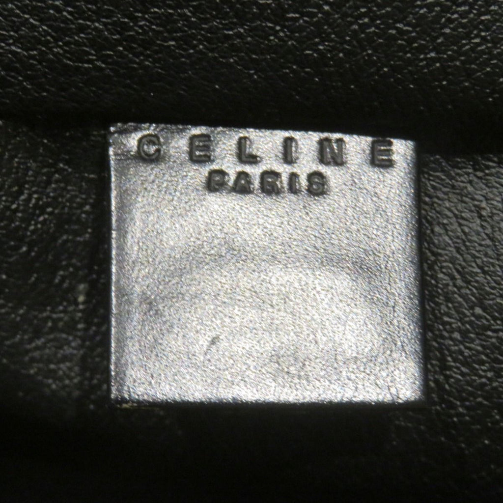 Celine Macadam Pattern Vanity Bag Leather — view 4