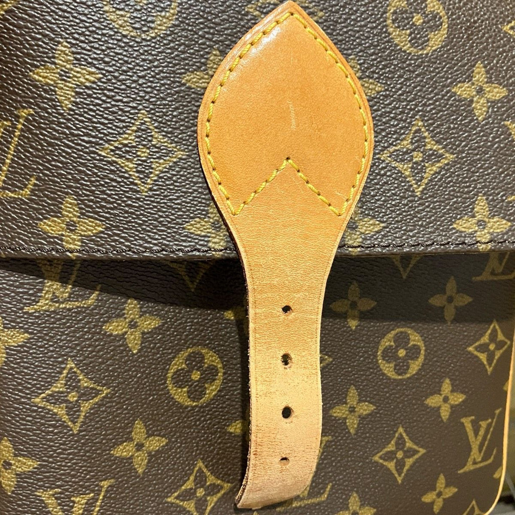 Louis Vuitton Monogram Shoulder Bag Leather — view 8