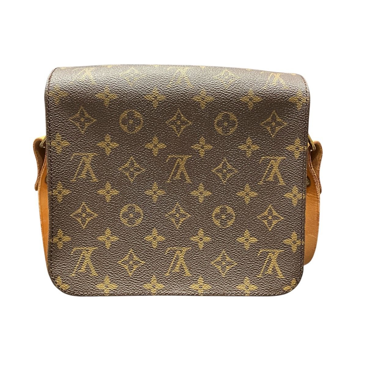 Louis Vuitton Monogram Shoulder Bag Leather — view 2