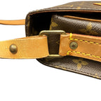 Louis Vuitton Monogram Shoulder Bag Leather — view 7