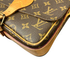 Louis Vuitton Monogram Shoulder Bag Leather — view 6