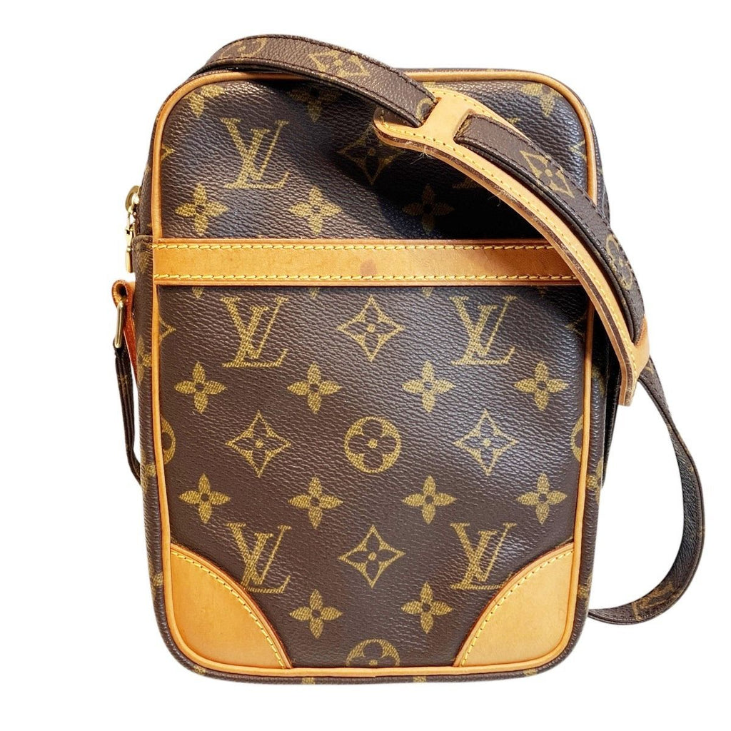 Louis Vuitton Danube Monogram Shoulder Bag Canvas