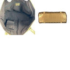 Gucci Abbey Gold Brown GG Canvas Leather Tote Shoulder — view 9