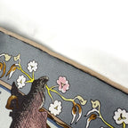 Hermes Carre 90 les Mythologies Des Hommes Rouges Legend of Brown Scarf Silk — view 3