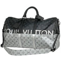 Louis Vuitton Keepall Bandouliere 50 2-Way Split Boston Bag Monogram Eclipse