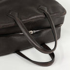 Hermes Victoria 43 Boston Bag Taurillon Clemence Brown — view 8