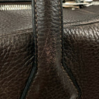 Hermes Victoria 43 Boston Bag Taurillon Clemence Brown — view 6