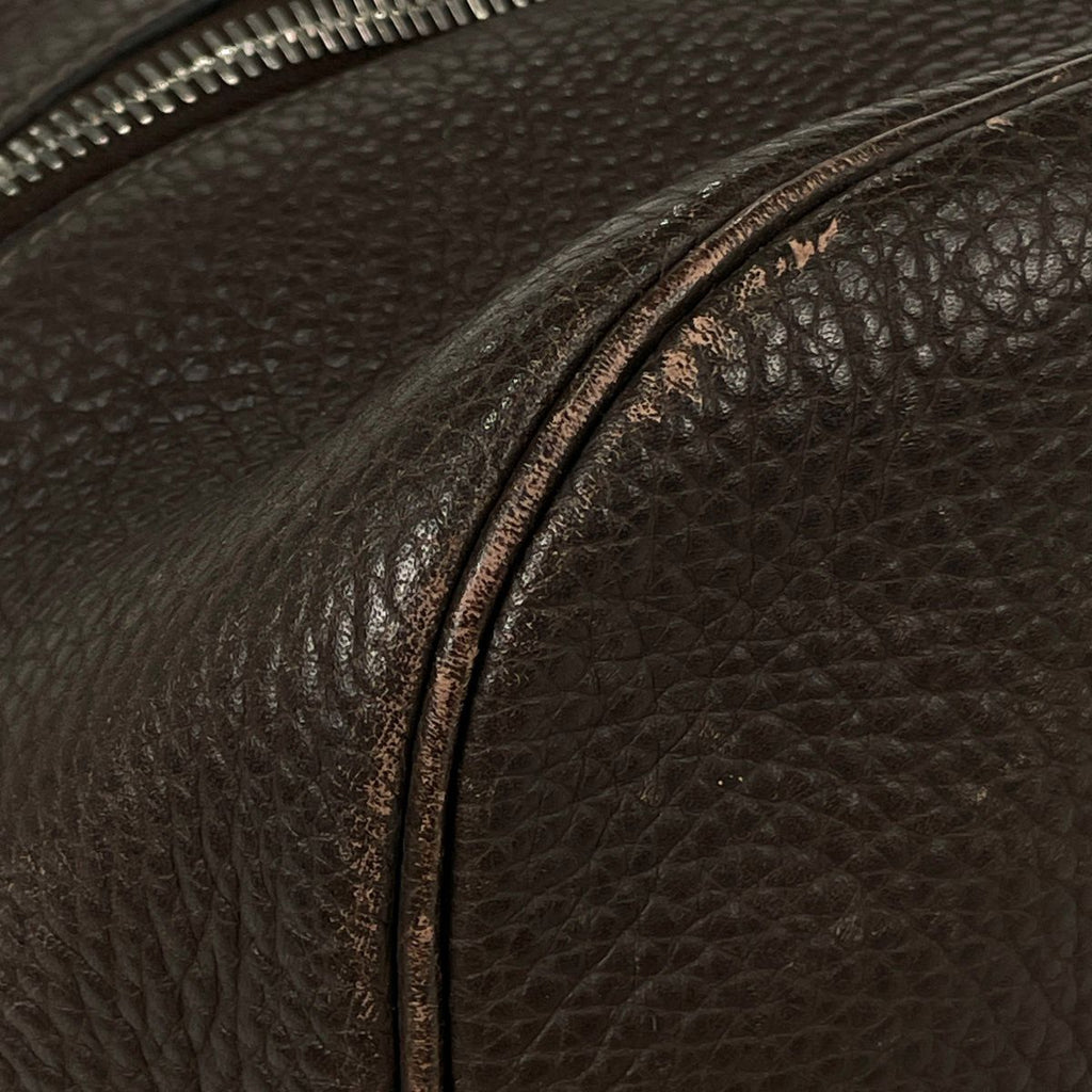 Hermes Victoria 43 Boston Bag Taurillon Clemence Brown — view 5