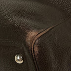 Hermes Victoria 43 Boston Bag Taurillon Clemence Brown — view 3