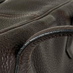 Hermes Victoria 43 Boston Bag Taurillon Clemence Brown — view 7