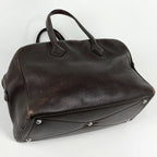 Hermes Victoria 43 Boston Bag Taurillon Clemence Brown — view 2