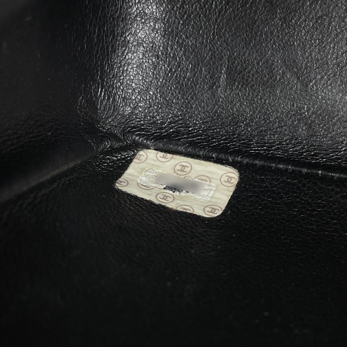 Chanel Mini Quilted Single Flap Chain Shoulder Bag CC Logo Fabric Black — view 8