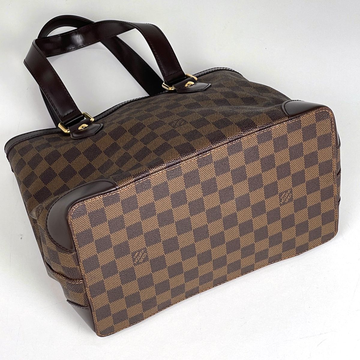 Louis Vuitton Hampstead PM Shoulder Bag Tote Damier Brown — view 2