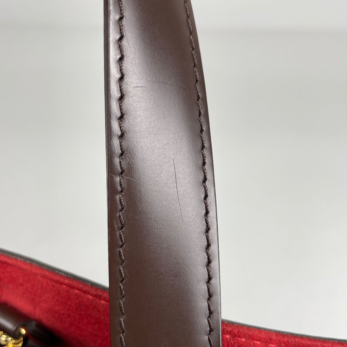 Louis Vuitton Hampstead PM Shoulder Bag Tote Damier Brown — view 6
