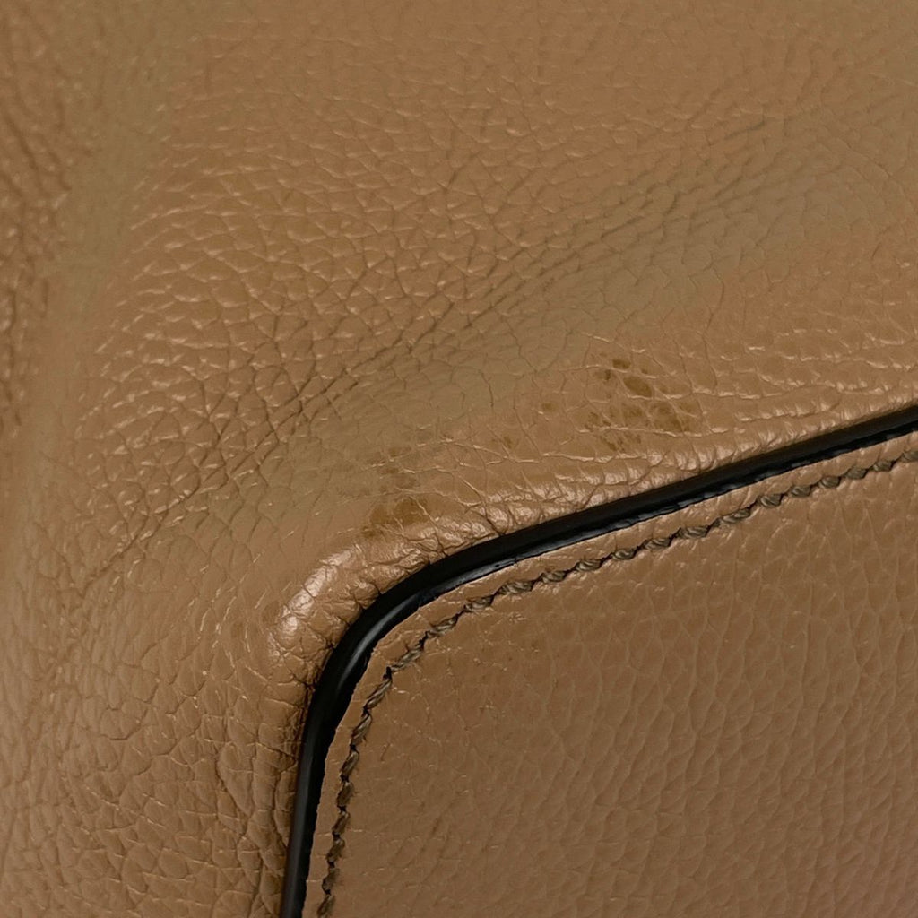 Gucci Soho 2-Way Shoulder Bag Interlocking Fringe Leather Beige — view 3