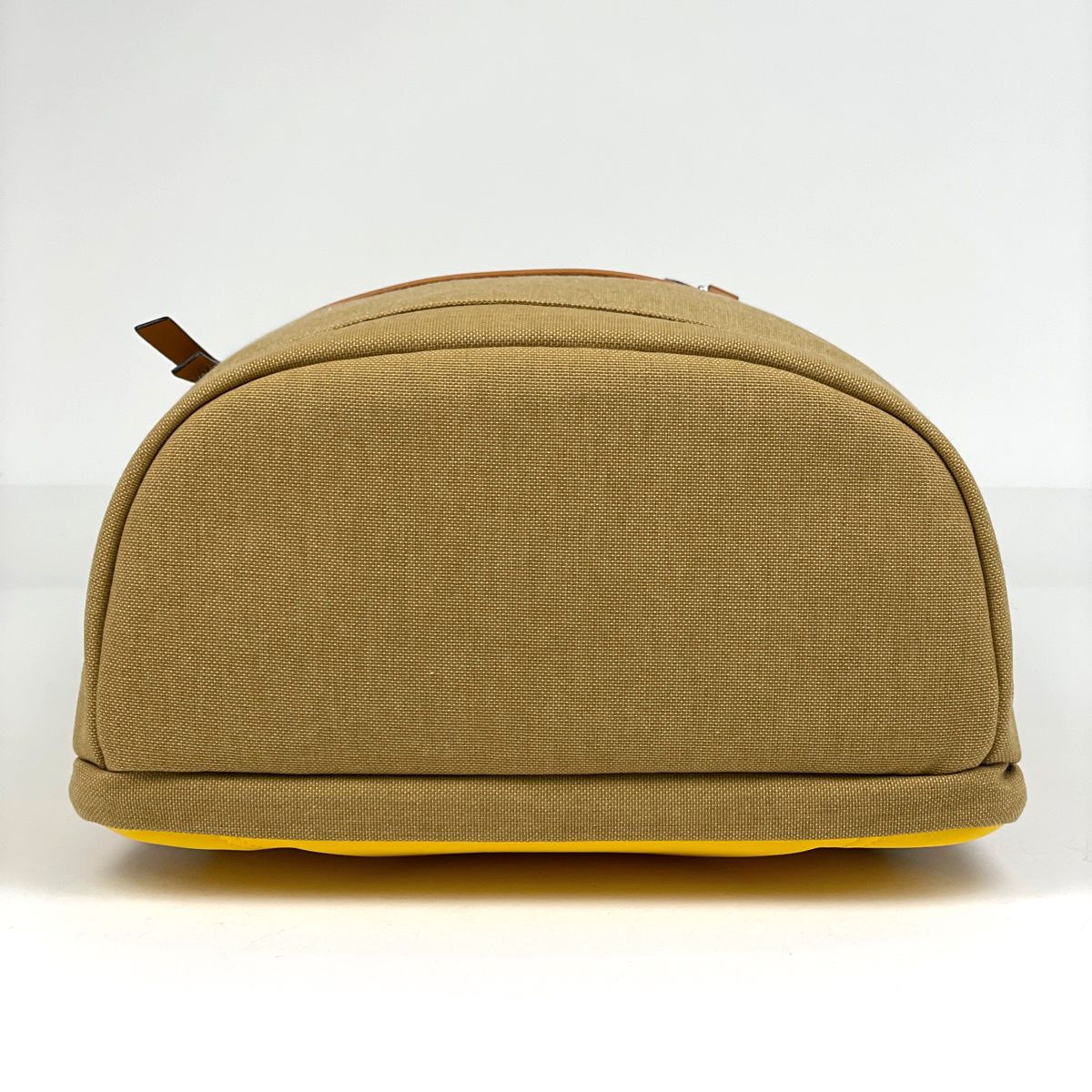 Loewe Anagram Backpack Nature Canvas Beige Yellow Brown — view 3