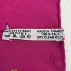 Hermes Carre 90 Costumes Civils Actuels Modern Citizen Scarf Silk Pink Multicolo — view 2