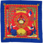 Hermes Carre 90 Liberte Egalite Fraternite Republique Francaise to Commemorate