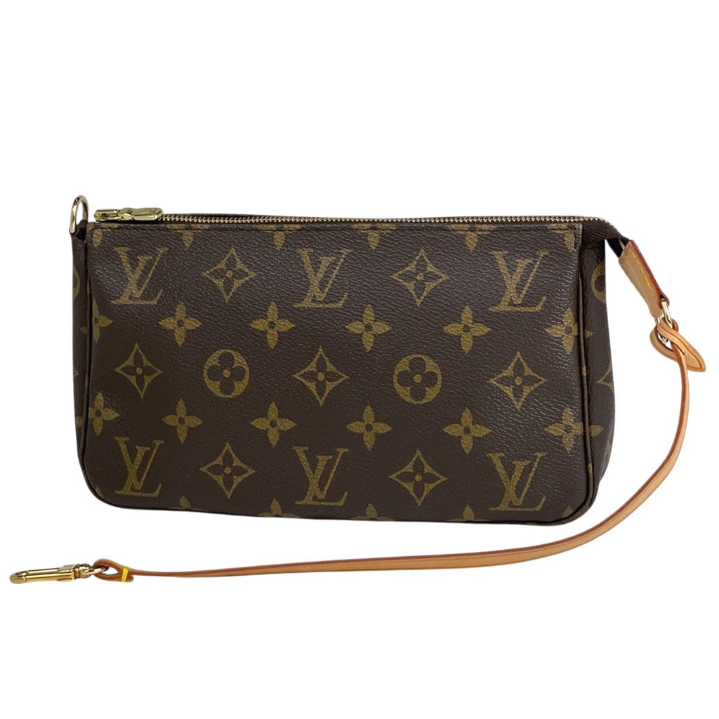 Louis Vuitton Pochette Pouch Monogram Brown