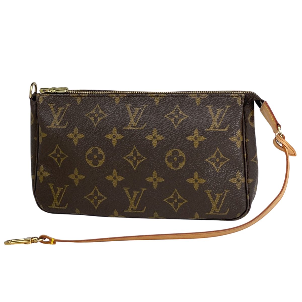 Louis Vuitton Pochette Pouch Monogram Brown