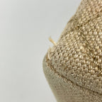 Chanel CC Logo Chain Tote Shoulder Bag Canvas Natural — view 4