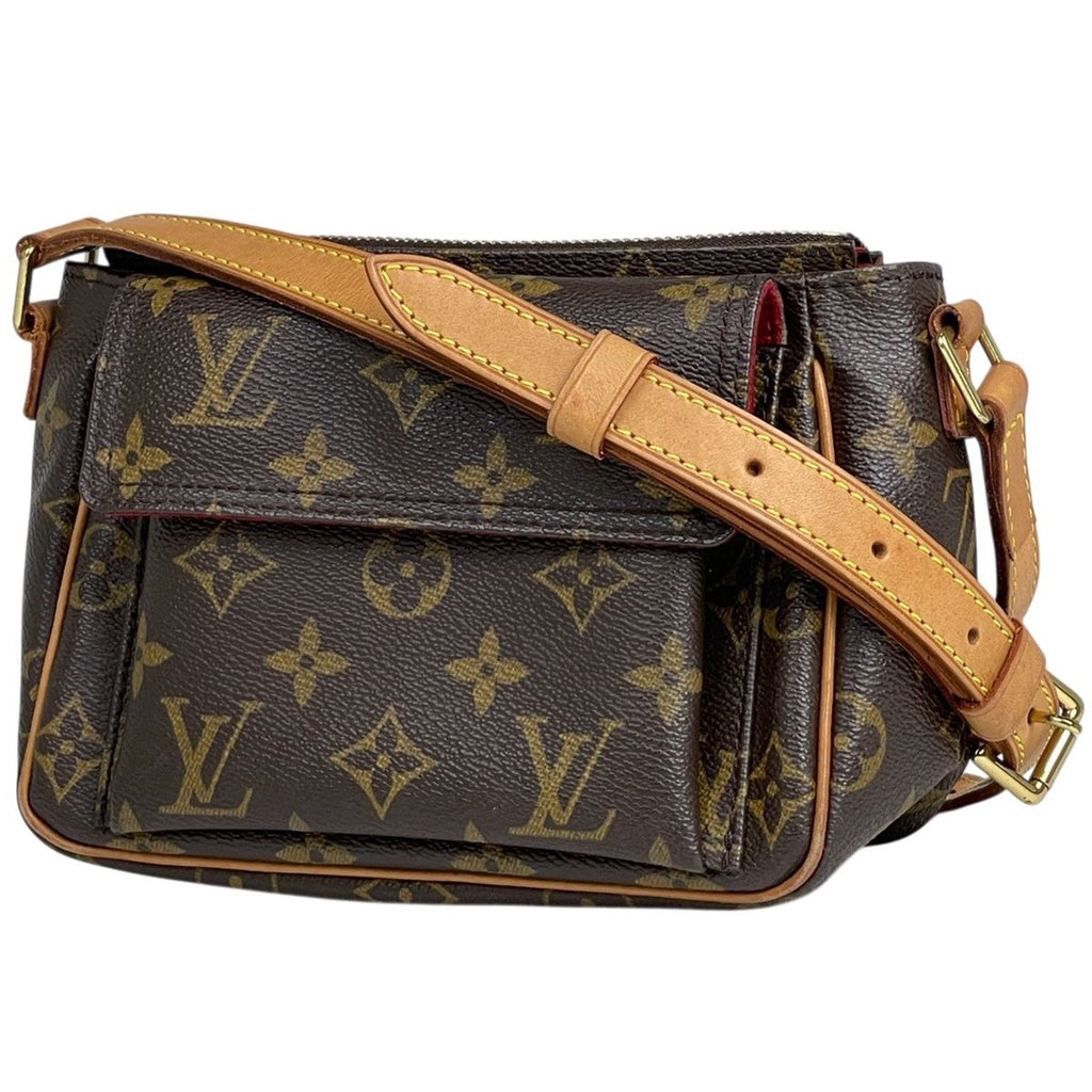 Louis Vuitton Viva-Cite PM Pochette Shoulder Bag Monogram Brown