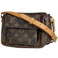 Louis Vuitton Viva-Cite PM Pochette Shoulder Bag Monogram Brown
