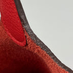 Hermes Picotin Lock MM Handbag Taurillon Clemence Rouge Tomato — view 6
