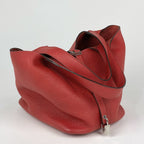 Hermes Picotin Lock MM Handbag Taurillon Clemence Rouge Tomato — view 4