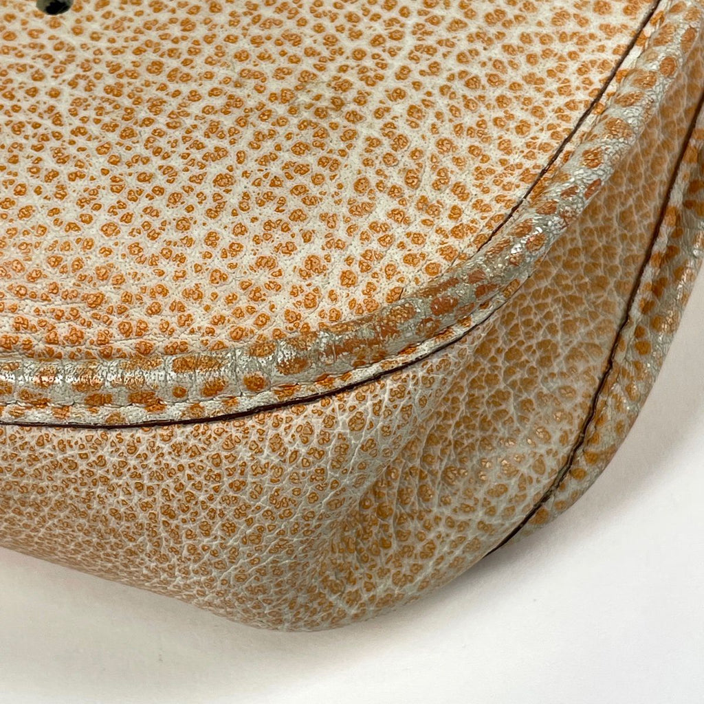 Hermes Evelyne 1 PM Logo Shoulder Bag Dalmatian Buffalo Kippa — view 3