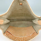 Hermes Evelyne 1 PM Logo Shoulder Bag Dalmatian Buffalo Kippa — view 9