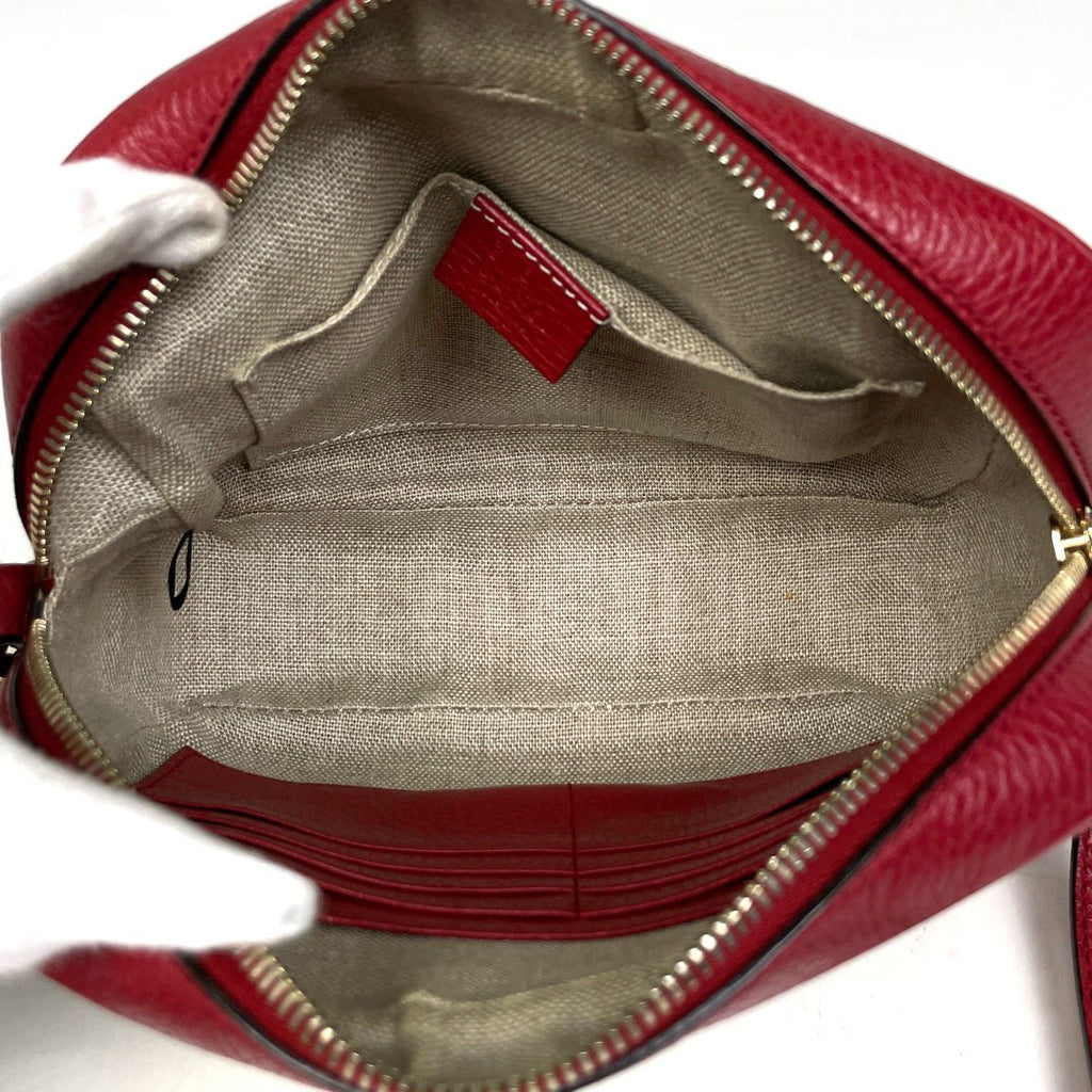 Gucci GG Pattern Shoulder Bag Canvas Brown — view 8