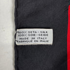 Chanel CC Logo Scarf 31 Rue Cambon Silk Red Black — view 2