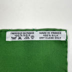 Hermes Carre 90 Nubamountain Scarf Silk Green Orange Multicolor — view 2