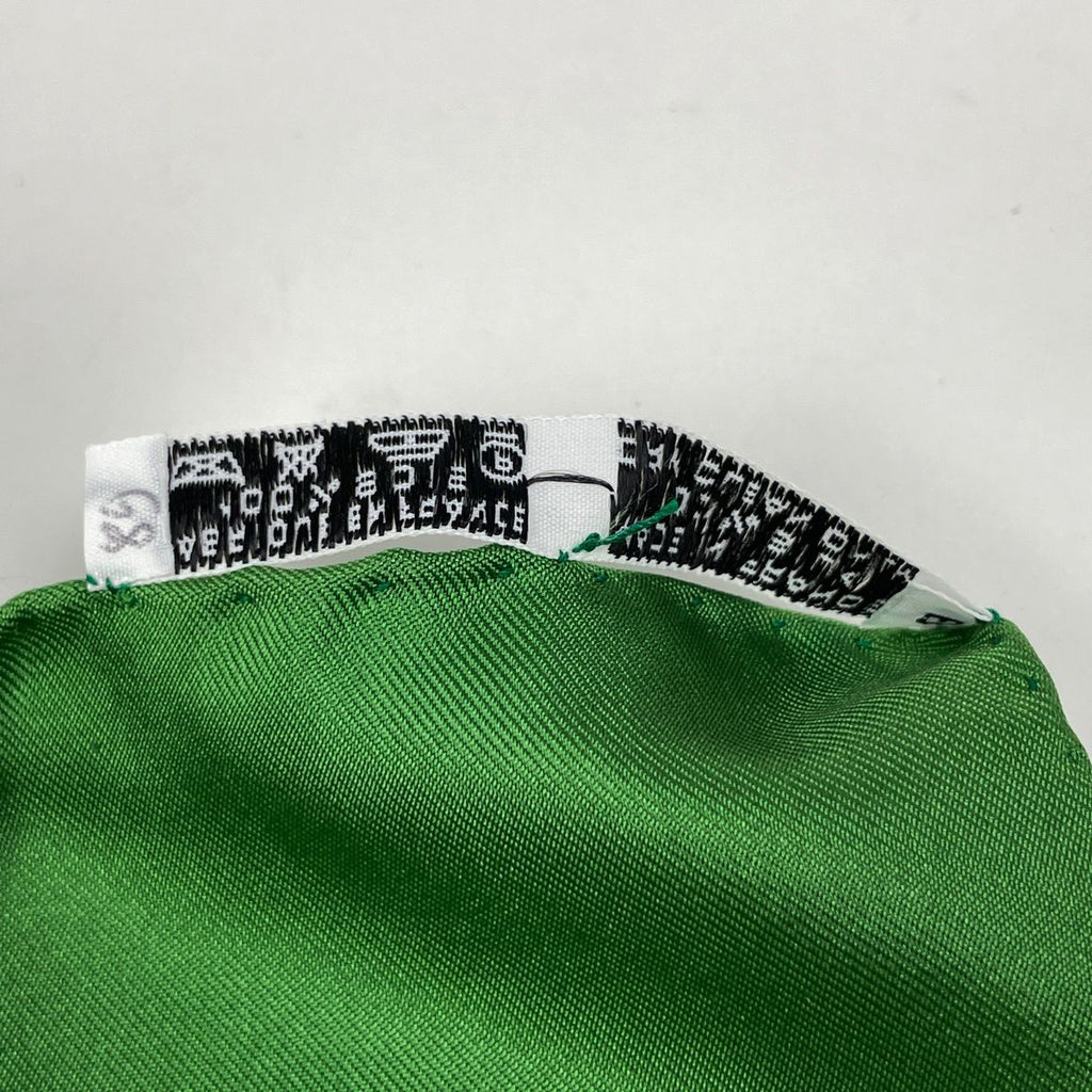 Hermes Carre 90 Nubamountain Scarf Silk Green Orange Multicolor — view 3