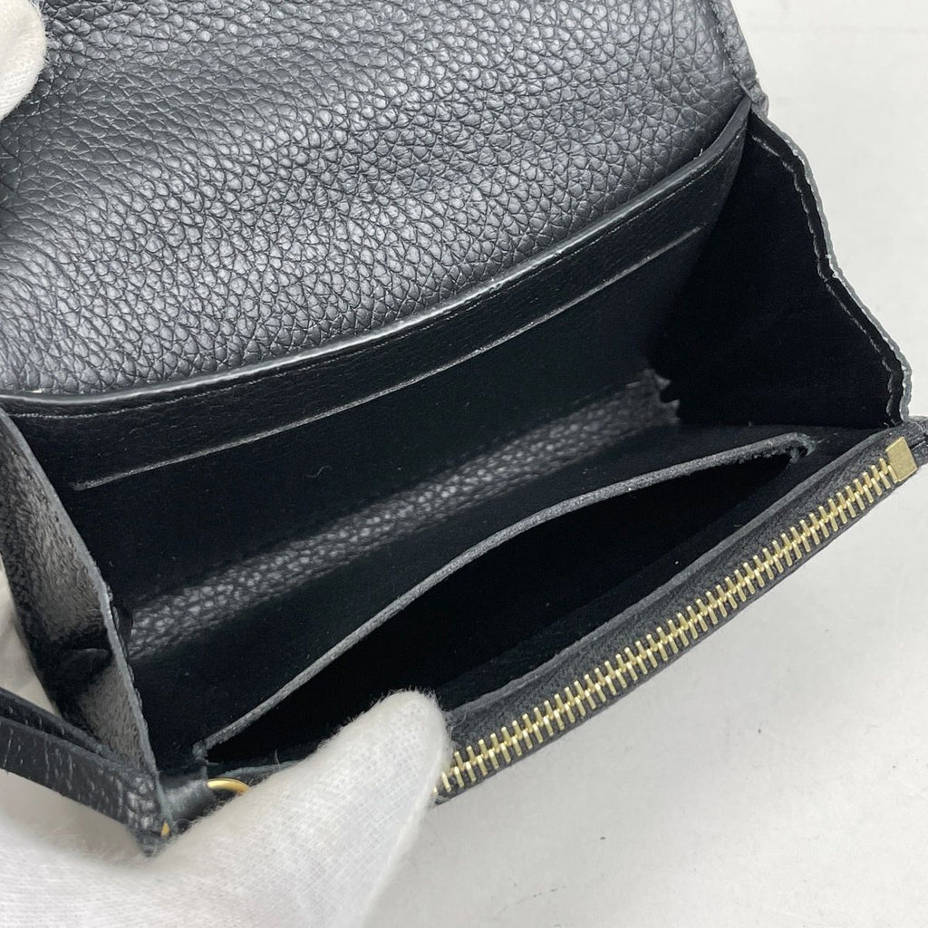 Louis Vuitton Porte-Monnaie Rosalie Card Case Coin Monogram Empreinte Noir — view 6