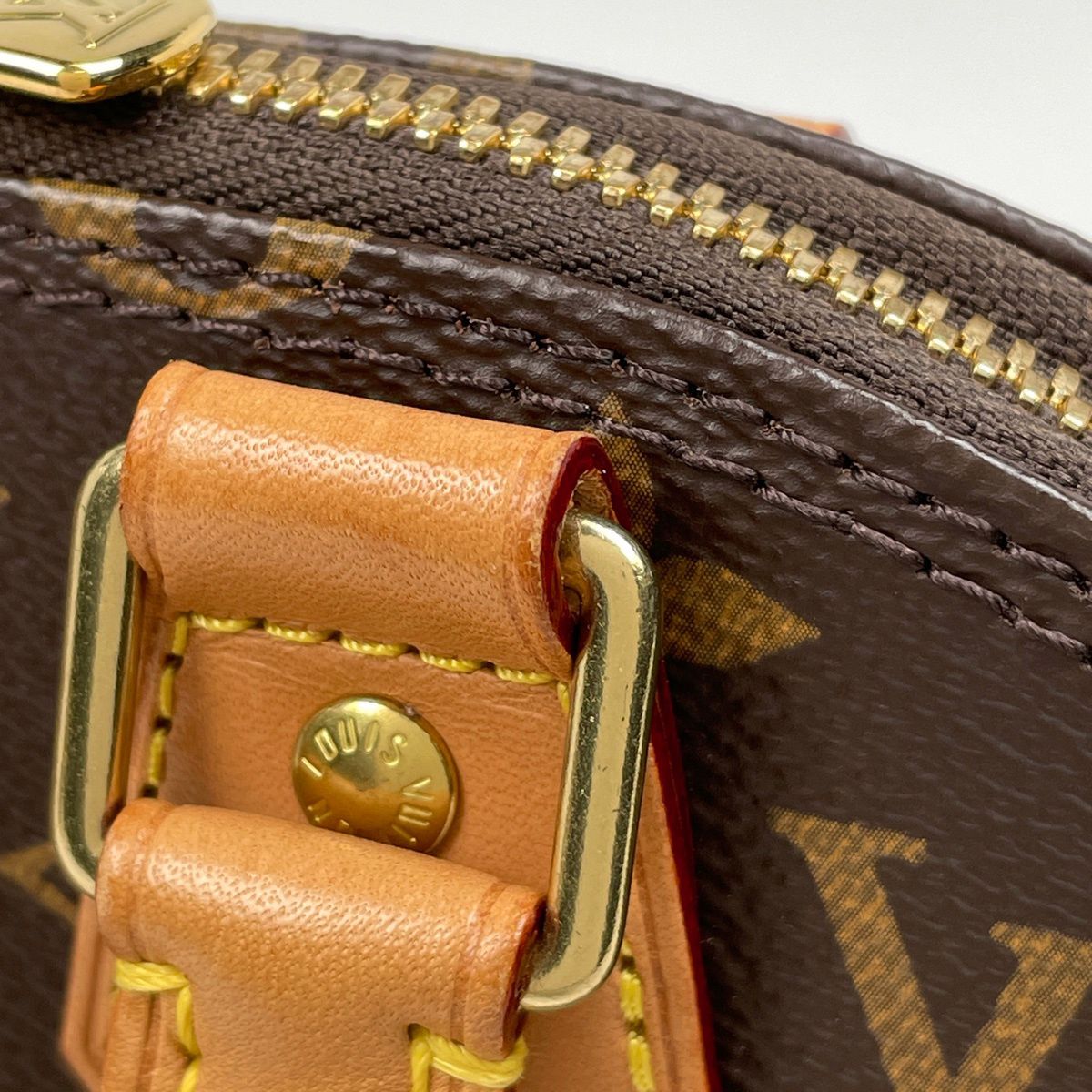 Louis Vuitton Alma BB Shoulder Bag 2-Way Monogram Brown — view 7